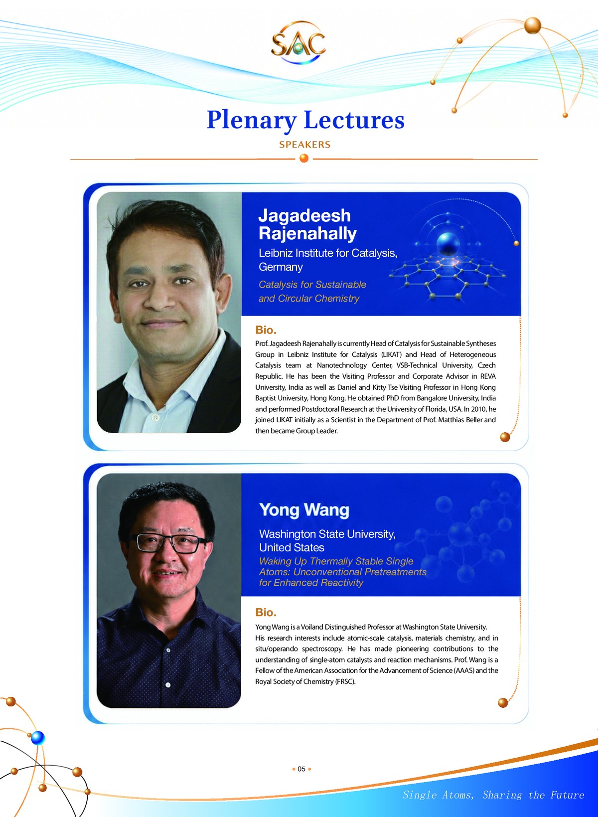 Plenary Lectures 2